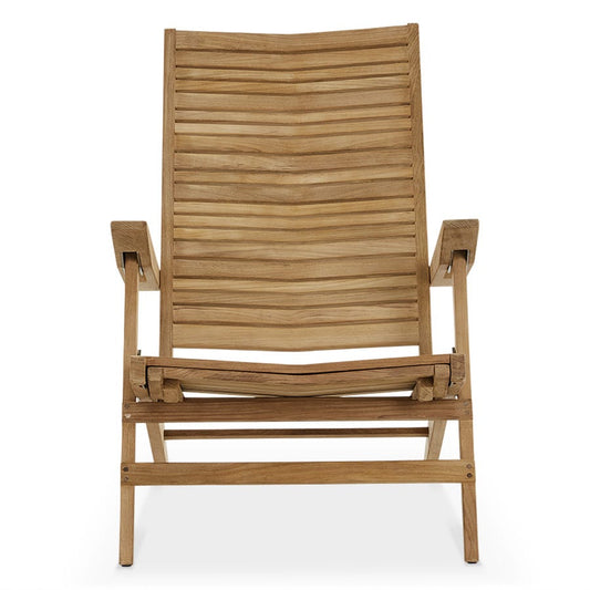 Flip - Outdoor Teak Lounge Chair by Cane-line