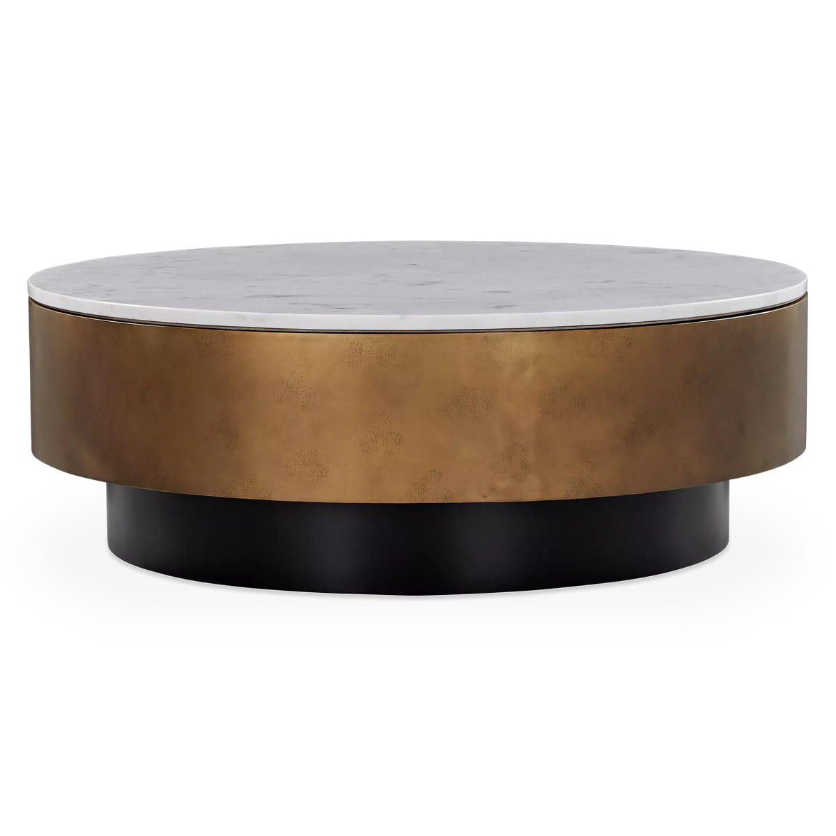 Zelda - Table basse ronde en marbre