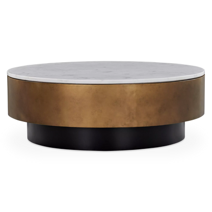Zelda - Table basse ronde en marbre