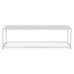 Desiree - Table basse extérieure en fer galvanisé