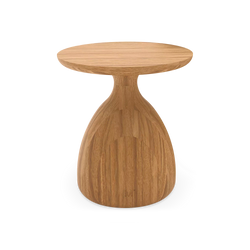 Tsuki - Outdoor Teak Side Table by Manutti