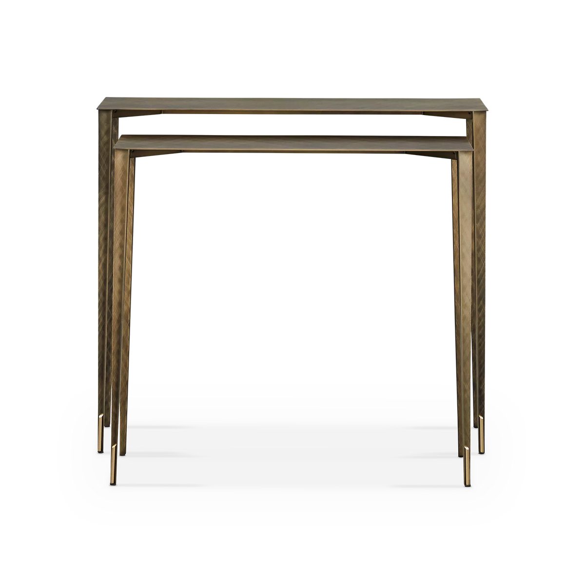 Etoile - Brushed Brass Console Tables by Cattelan Italia