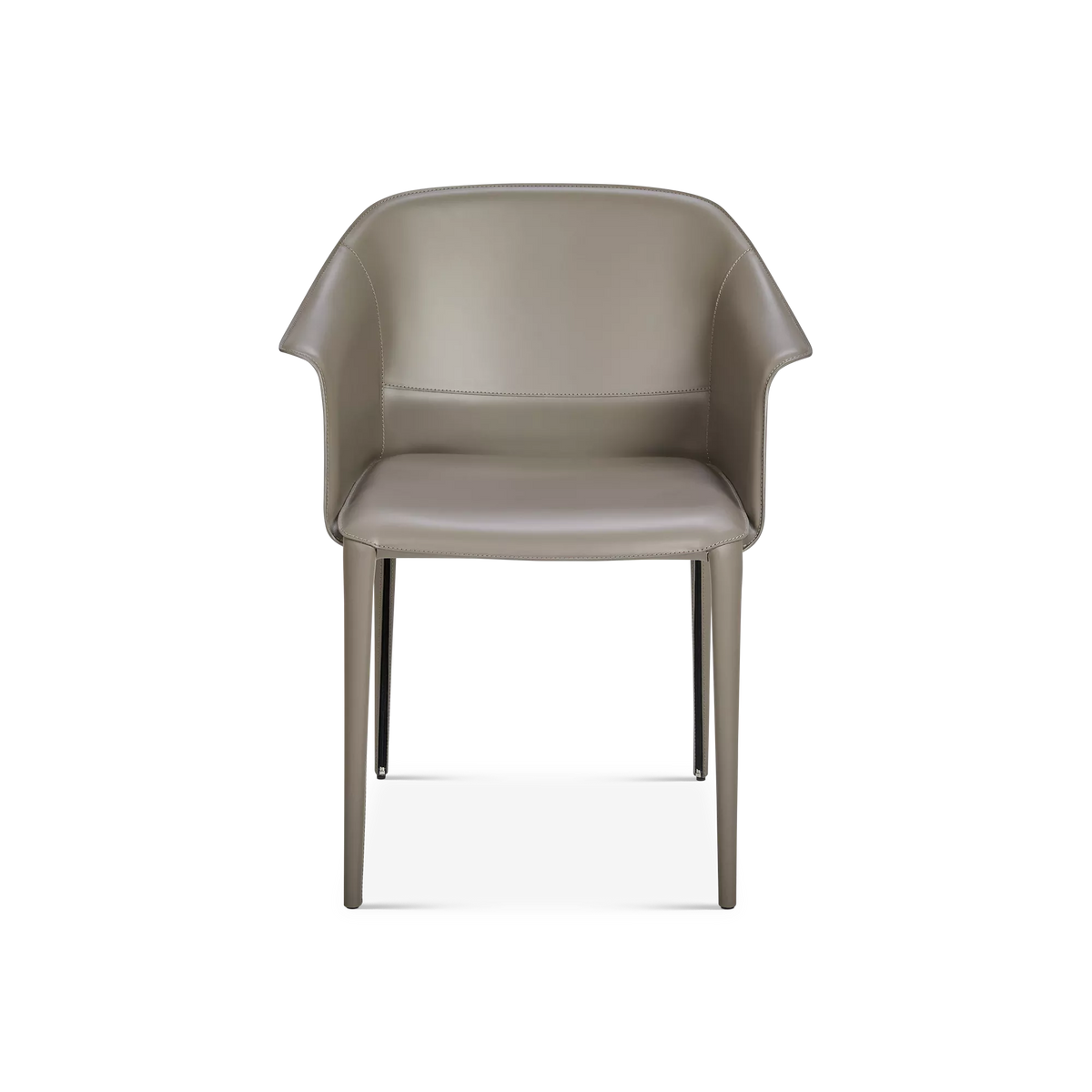 Zuleika - Chaise de salle à manger en cuir par Cattelan Italia