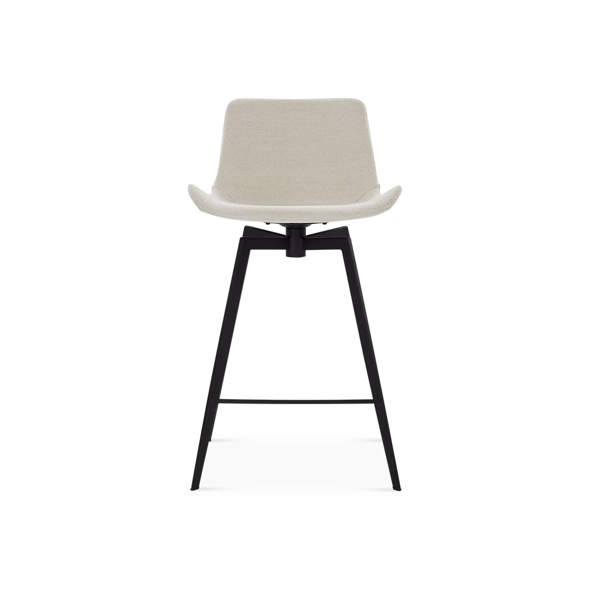 Hype - Tabouret de comptoir pivotant en tissu