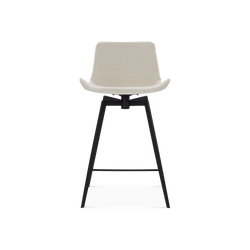 Hype - Tabouret de comptoir pivotant en tissu