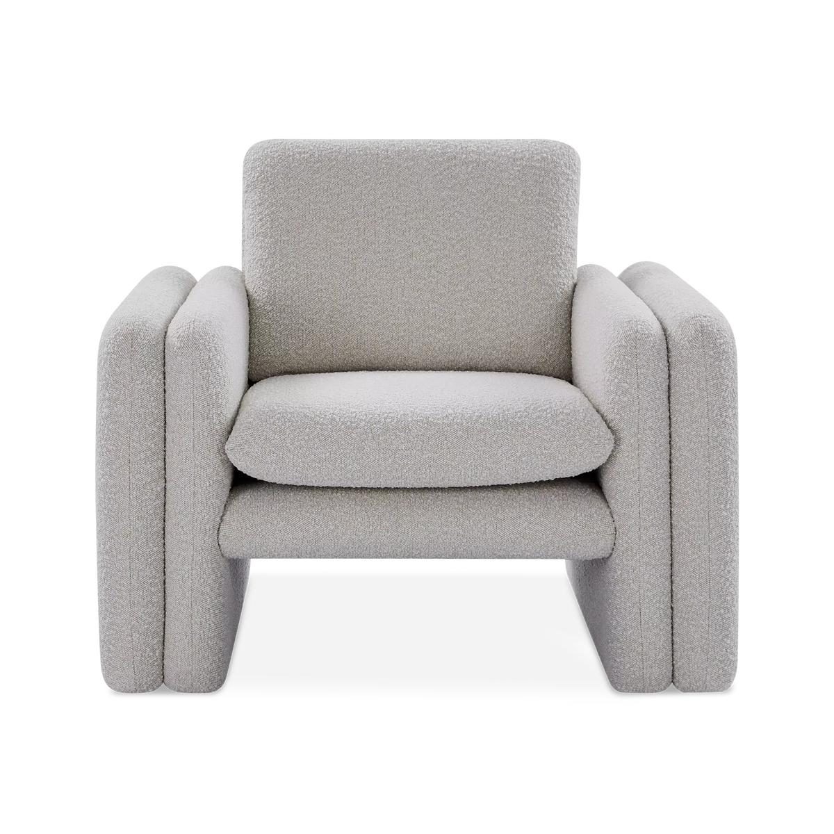 Kimora - Fauteuil en tissu bouclé par Four Hands