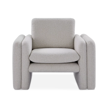 Kimora - Fauteuil en tissu bouclé par Four Hands