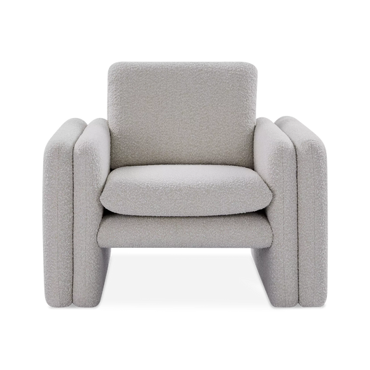 Kimora - Fauteuil en tissu bouclé par Four Hands