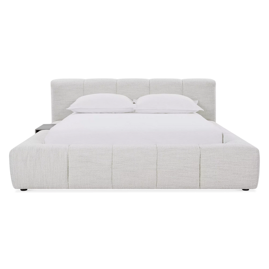 Fiona - Bouclé Fabric Upholstered Bed