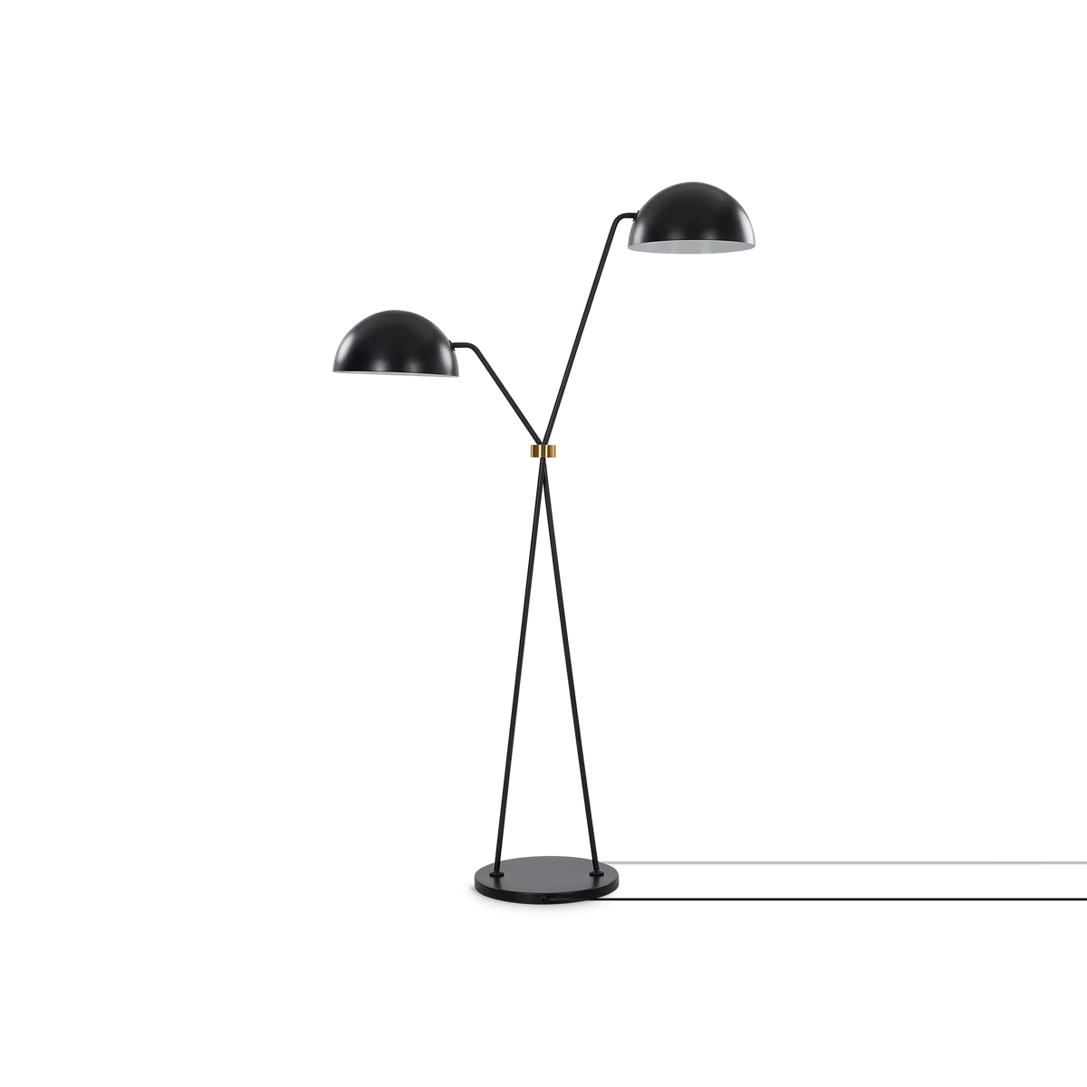 Faven - Iron and Brass Floor Lamp