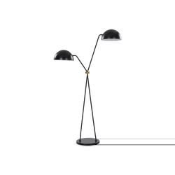 Faven - Iron and Brass Floor Lamp