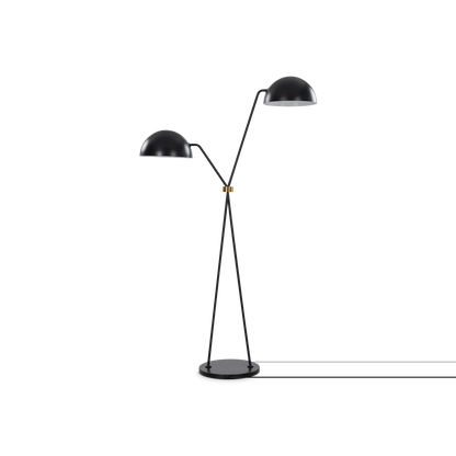Faven - Iron and Brass Floor Lamp