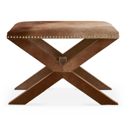 Theodora - Cowhide Stool