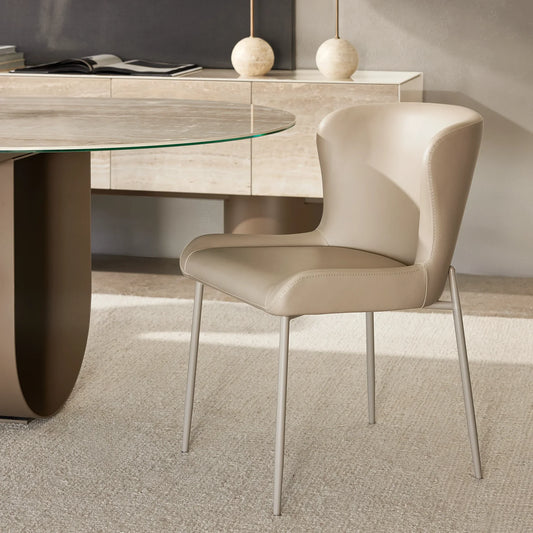 Glam - Chaise de salle à manger en imitation de cuir