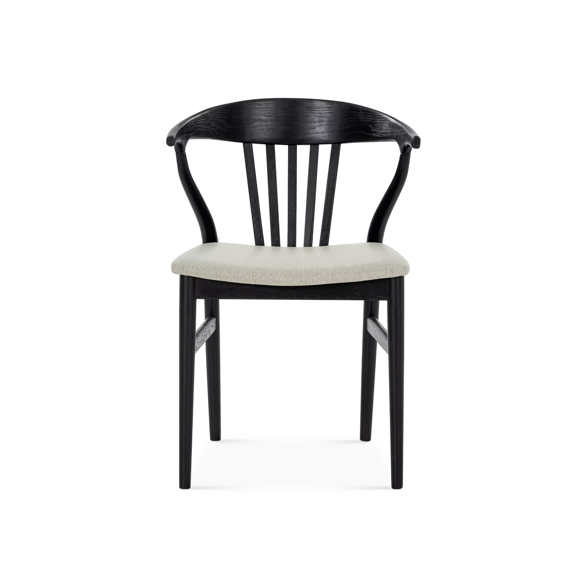 Nordic - Oak and Natural Fabric Chair