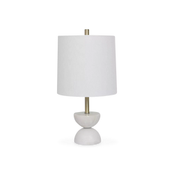 Falko - Marble and Brass Table Lamp