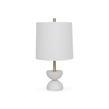 Falko - Marble and Brass Table Lamp