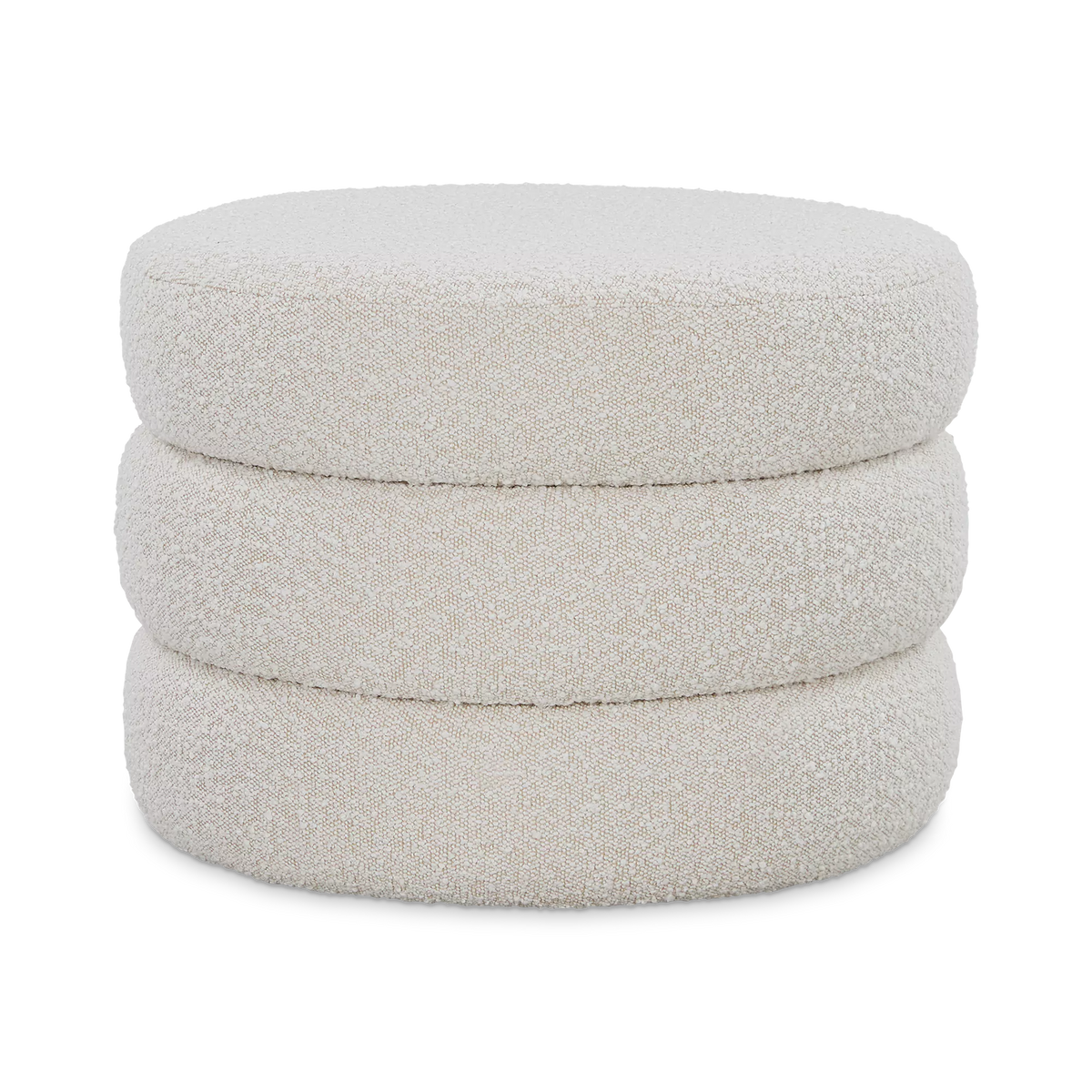 Fiel - Pouf en tissu bouclé