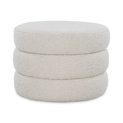 Fiel - Pouf en tissu bouclé