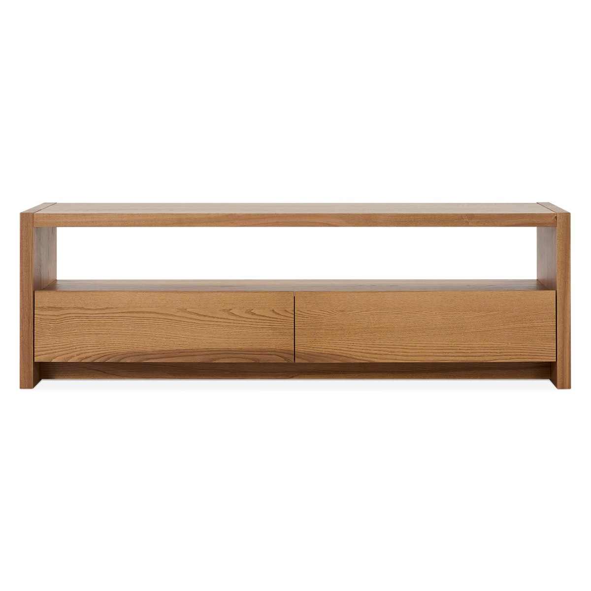 Lucas - Meuble TV en bois à deux tiroirs par Verbois