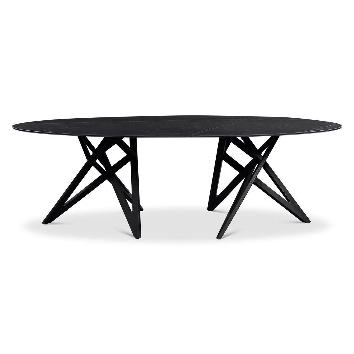 Ennéa - Table de salle à manger en verre par Ligne Roset
