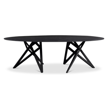 Ennéa - Table de salle à manger en verre par Ligne Roset