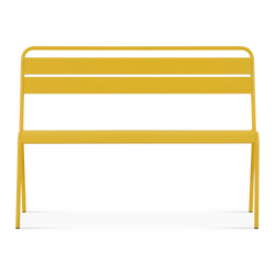 Twist - Outdoor Galvanized iron Bench