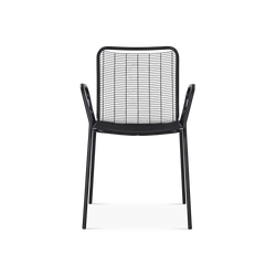 Roma - Chaise sans bras extérieure en fer galvanisé