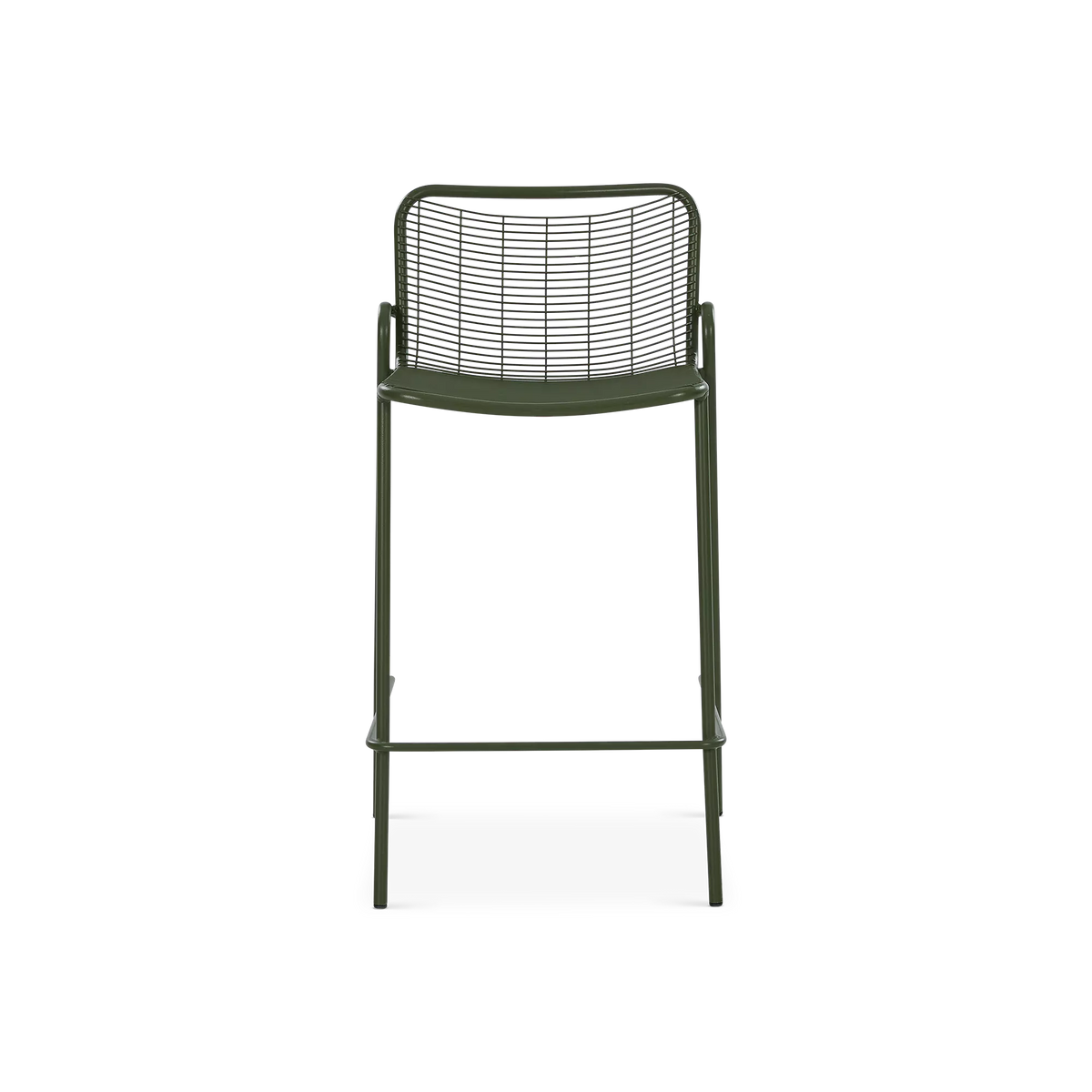 Roma - Outdoor Galvanized iron Counter Height Stool