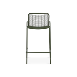 Roma - Outdoor Galvanized iron Counter Height Stool
