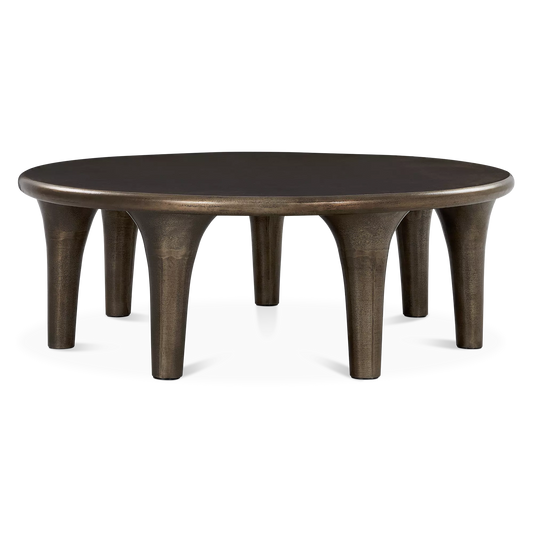 Kelden - Table basse en bronze antique par Four Hands