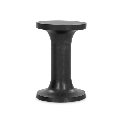 Gino - Table d’appoint en aluminium texturé par Four Hands