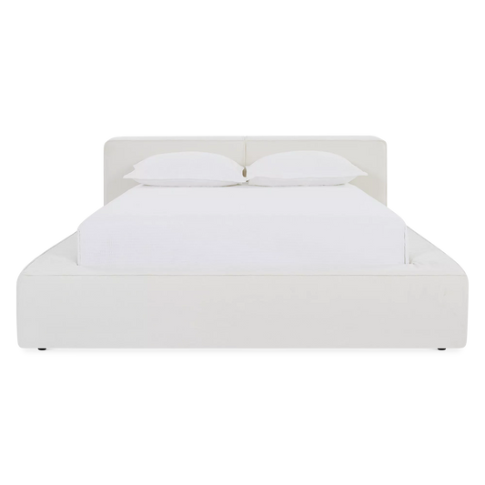 Slova - Lit plateforme avec revêtement en tissu