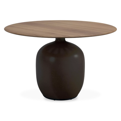 Kasha - Table de salle à manger extérieure en céramique par Gloster