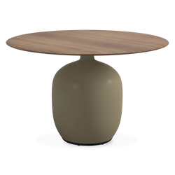 Kasha - Table de salle à manger extérieure en céramique par Gloster