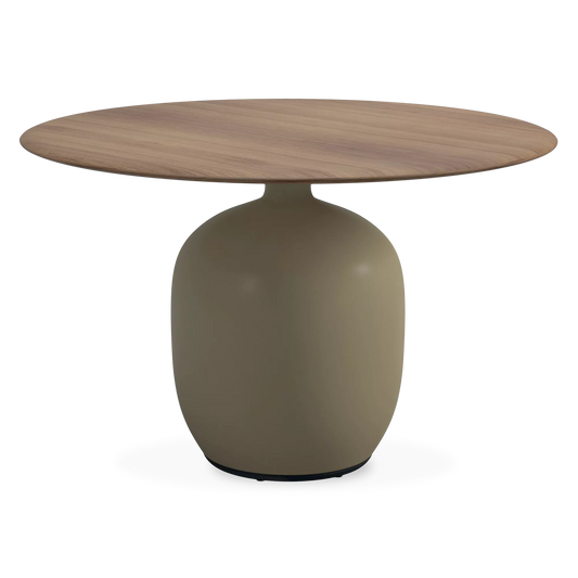 Kasha - Table de salle à manger extérieure en céramique par Gloster