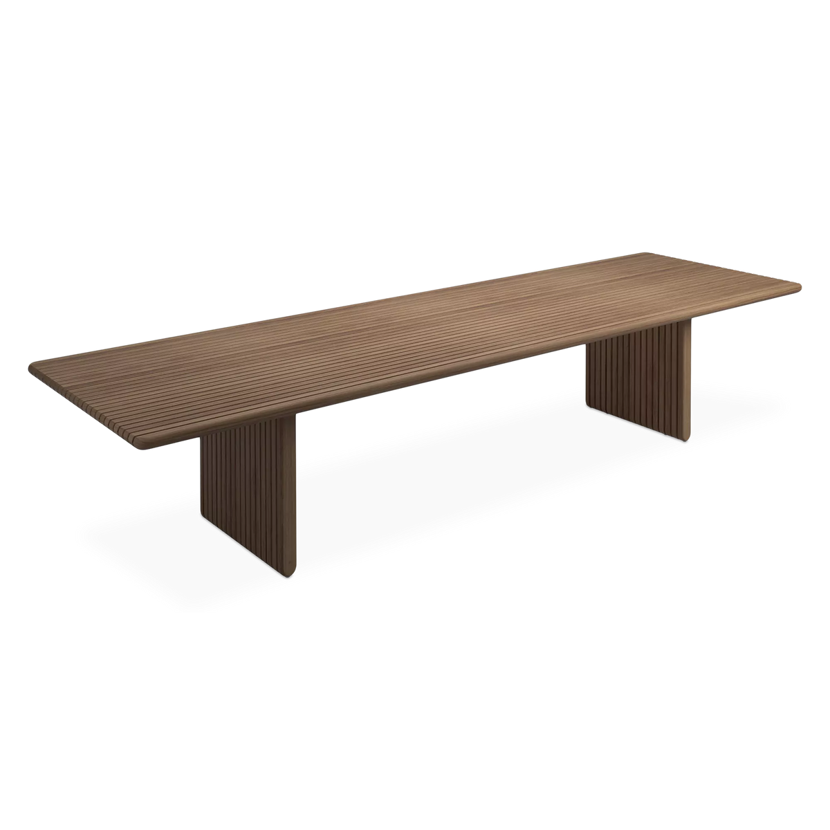 Deck - Table de salle à manger extérieure en teck par Gloster