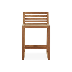 Betty - Outdoor Teak Counter Height Stool