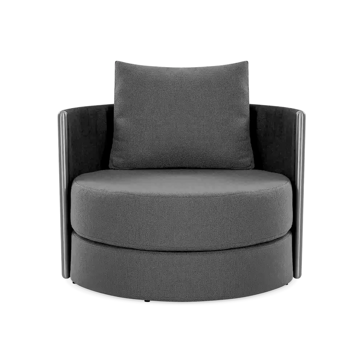 George - Fauteuil pivotant extérieur en tissu par Talenti