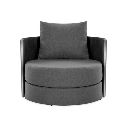 George - Fauteuil pivotant extérieur en tissu par Talenti