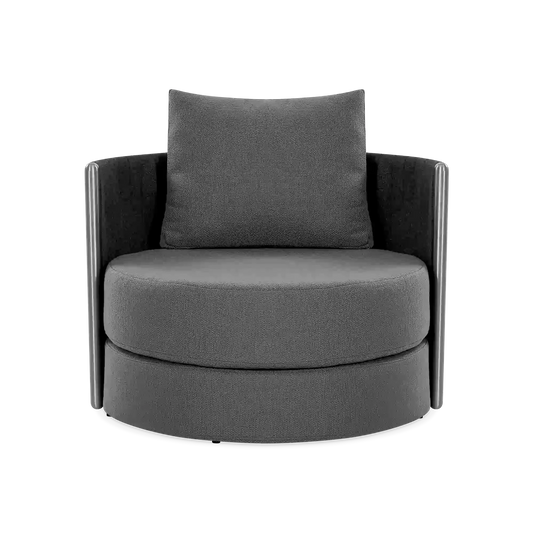 George - Fauteuil pivotant extérieur en tissu par Talenti