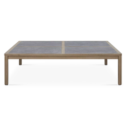 Copenhagen - Table basse extérieure en bois par Les Jardins