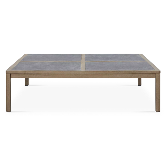 Copenhagen - Table basse extérieure en bois par Les Jardins