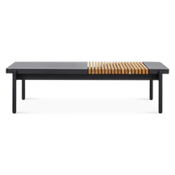 Linear - Table basse extérieure en aluminium