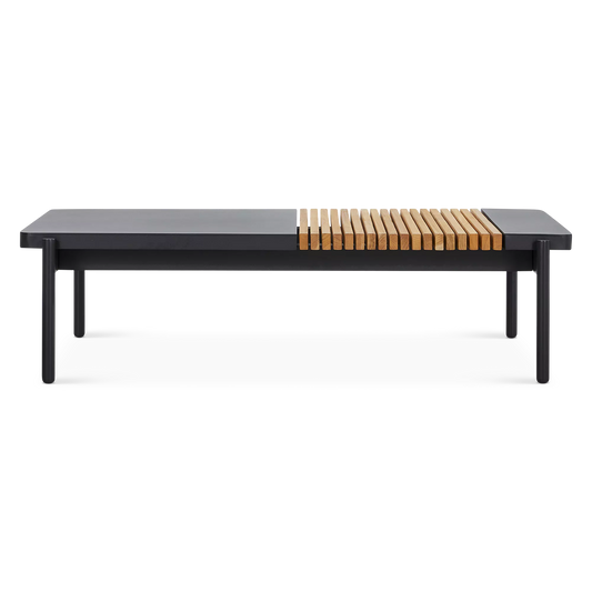 Linear - Table basse extérieure en aluminium