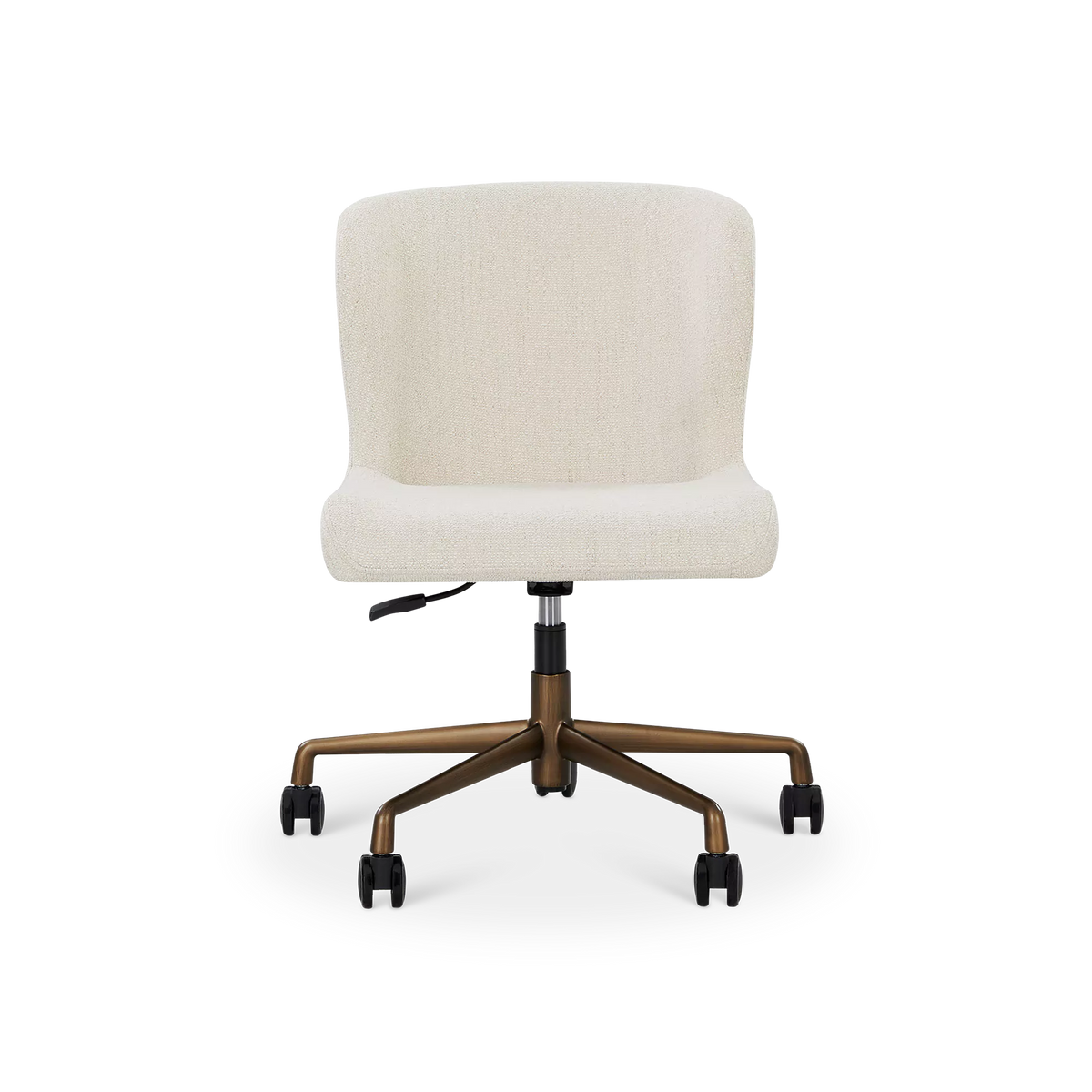 Glam - Chaise de bureau en tissu bouclé
