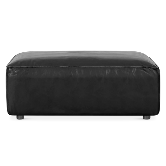 Houston - Leather Ottoman