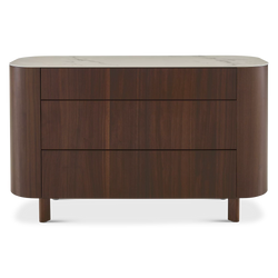 Parabole - Walnut Dresser by Ligne Roset