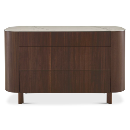 Parabole - Walnut Dresser by Ligne Roset
