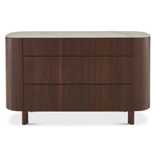 Parabole - Walnut Dresser by Ligne Roset